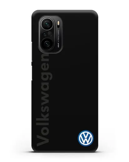 Чехол с надписью Volkswagen и логотипом силиконовый для Xiaomi Poco F3