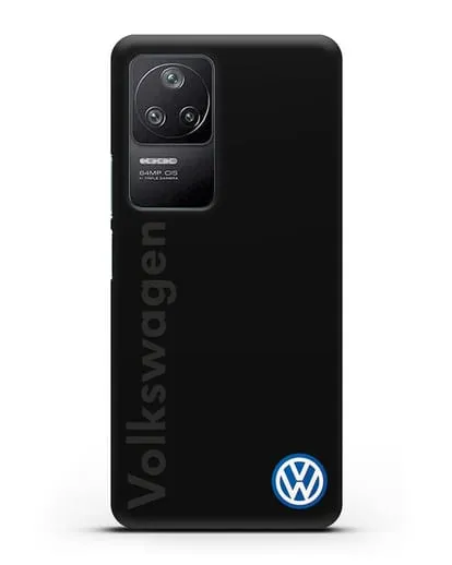 Чехол с надписью Volkswagen и логотипом силиконовый для Xiaomi Poco F4