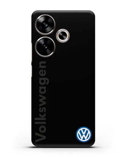 Чехол с надписью Volkswagen и логотипом силиконовый для Xiaomi Poco F6