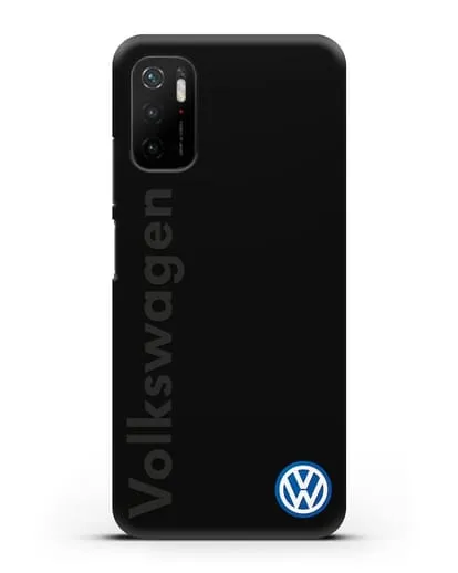 Чехол с надписью Volkswagen и логотипом силиконовый для Xiaomi Poco M3 Pro