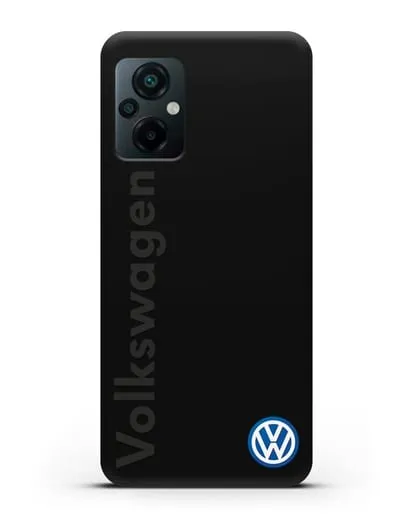 Чехол с надписью Volkswagen и логотипом силиконовый для Xiaomi Poco M5