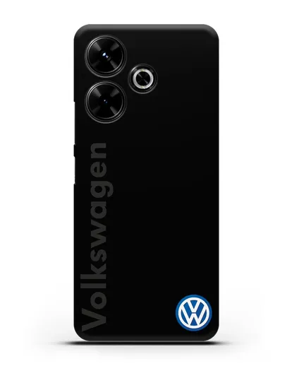 Чехол с надписью Volkswagen и логотипом силиконовый для Xiaomi Poco M6