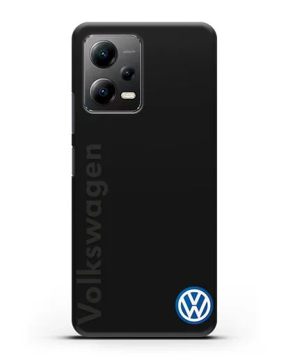 Чехол с надписью Volkswagen и логотипом силиконовый для Xiaomi Poco X5