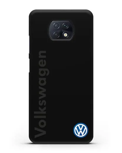 Чехол с надписью Volkswagen и логотипом силиконовый для Xiaomi Redmi Note 9T