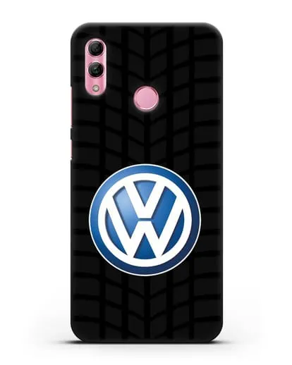 Чехол с логотипом Фольксваген силиконовый для Honor 10 Lite