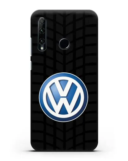 Чехол с логотипом Фольксваген силиконовый для Honor 20e