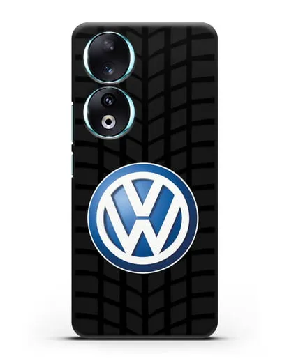 Чехол с логотипом Фольксваген силиконовый для Honor 90