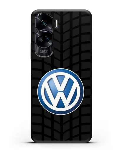 Чехол с логотипом Фольксваген силиконовый для Honor 90 Lite
