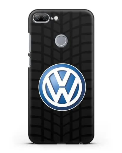 Чехол с логотипом Фольксваген силиконовый для Honor 9 Lite