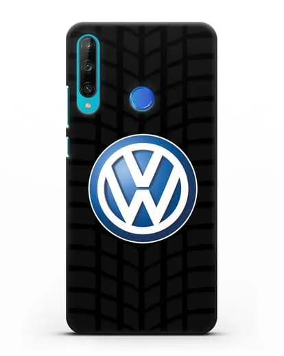 Чехол с логотипом Фольксваген силиконовый для Honor 9C