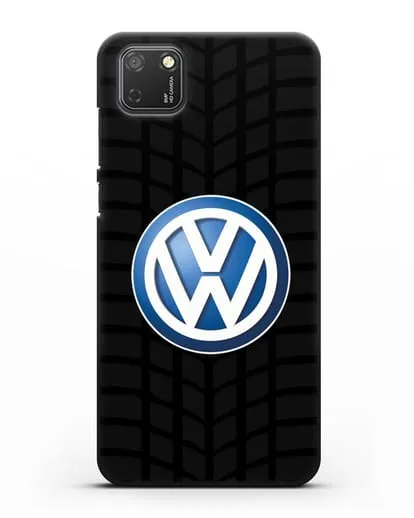 Чехол с логотипом Фольксваген силиконовый для Honor 9S