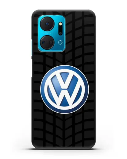 Чехол с логотипом Фольксваген силиконовый для Honor X7a Plus