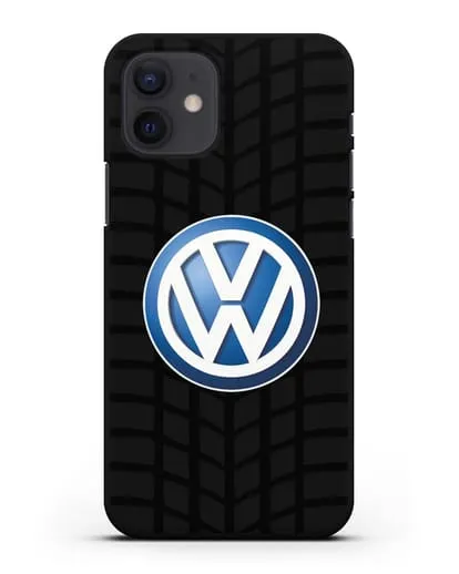 Чехол с логотипом Фольксваген силиконовый для iPhone 12