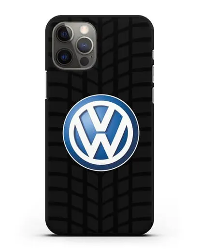 Чехол с логотипом Фольксваген силиконовый для iPhone 12 Pro