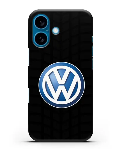 Чехол с логотипом Фольксваген силиконовый для iPhone 16