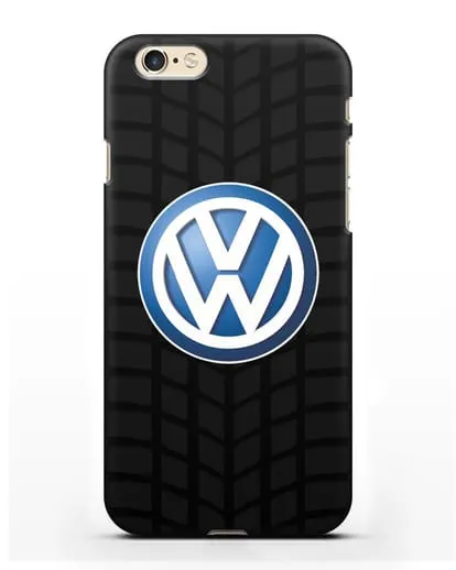 Чехол с логотипом Фольксваген силиконовый для iPhone 6s