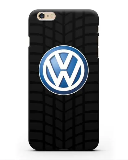 Чехол с логотипом Фольксваген силиконовый для iPhone 6 Plus