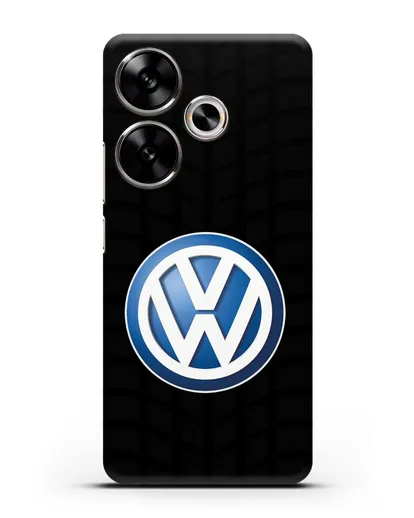 Чехол с логотипом Фольксваген силиконовый для Xiaomi Poco F6