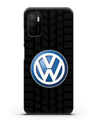 Чехол с логотипом Фольксваген силиконовый для Xiaomi Poco M3 Pro