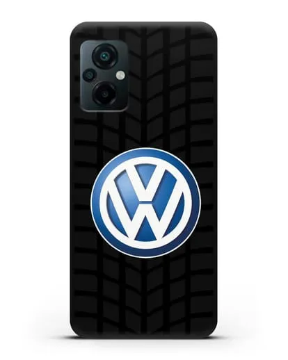 Чехол с логотипом Фольксваген силиконовый для Xiaomi Poco M5