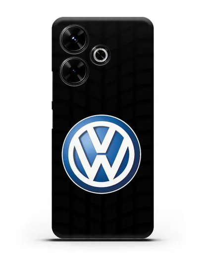 Чехол с логотипом Фольксваген силиконовый для Xiaomi Poco M6
