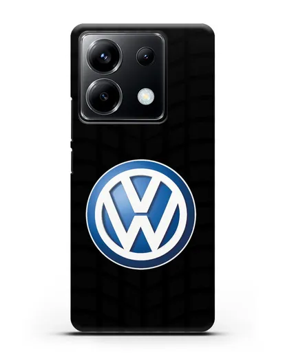 Чехол с логотипом Фольксваген силиконовый для Xiaomi Poco X6