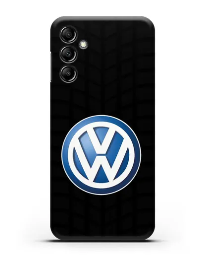 Чехол с логотипом Фольксваген силиконовый для Samsung Galaxy A14 [SM-A145]