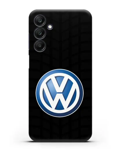 Чехол с логотипом Фольксваген силиконовый для Samsung Galaxy A25 [SM-A256]