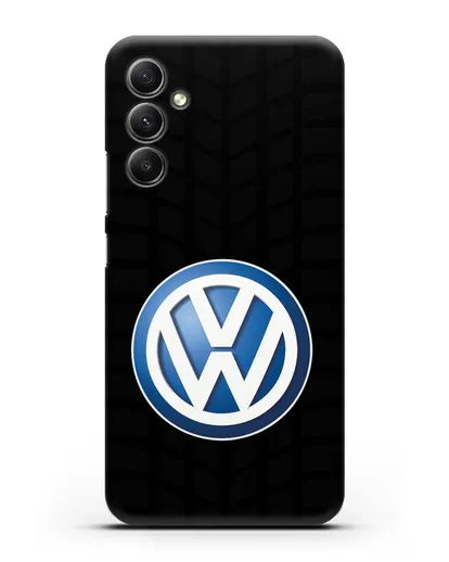 Чехол с логотипом Фольксваген силиконовый для Samsung Galaxy A34 [SM-A346]