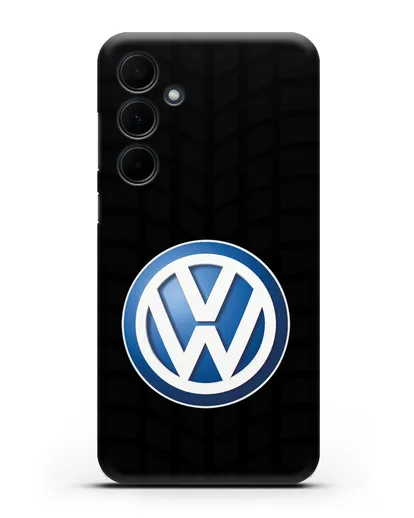 Чехол с логотипом Фольксваген силиконовый для Samsung Galaxy A35 [SM-A356]