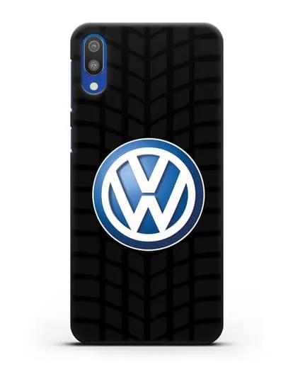 Чехол с логотипом Фольксваген силиконовый для Samsung Galaxy M10 [SM-M105F]