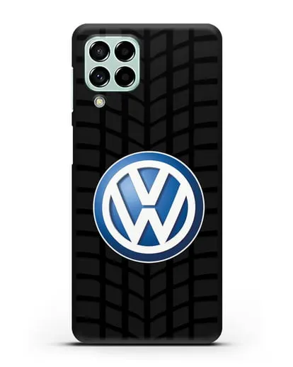 Чехол с логотипом Фольксваген силиконовый для Samsung Galaxy M53 [SM-M536]