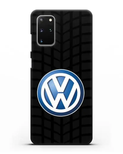 Чехол с логотипом Фольксваген силиконовый для Samsung Galaxy S20 Plus [SM-G985F]