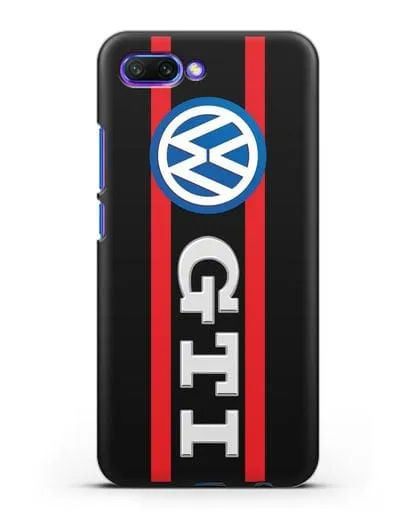 Чехол с логотипом Volkswagen GTI силиконовый для Honor 10