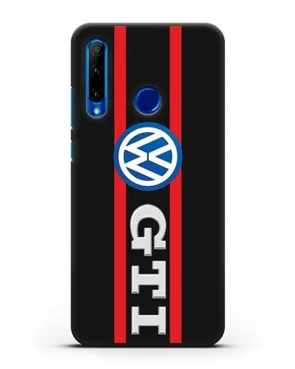 Чехол с логотипом Volkswagen GTI силиконовый для Honor 10i