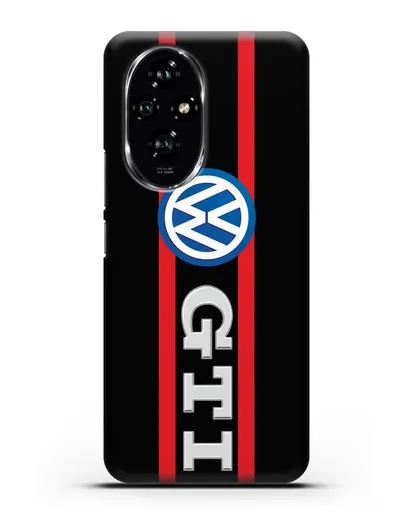 Чехол с логотипом Volkswagen GTI силиконовый для Honor 200