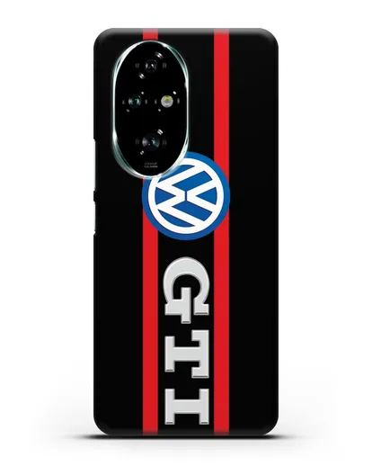 Чехол с логотипом Volkswagen GTI силиконовый для Honor 200 Pro