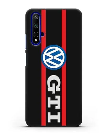 Чехол с логотипом Volkswagen GTI силиконовый для Honor 20