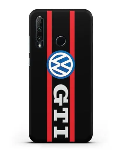 Чехол с логотипом Volkswagen GTI силиконовый для Honor 20e