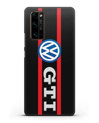 Чехол с логотипом Volkswagen GTI силиконовый для Honor 30 Pro