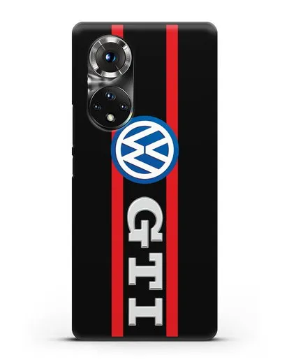 Чехол с логотипом Volkswagen GTI силиконовый для Honor 50
