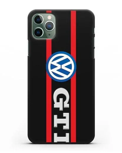 Чехол с логотипом Volkswagen GTI силиконовый для iPhone 11 Pro
