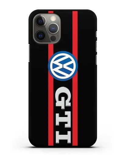 Чехол с логотипом Volkswagen GTI силиконовый для iPhone 12 Pro