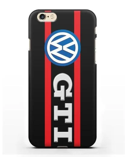 Чехол с логотипом Volkswagen GTI силиконовый для iPhone 6s