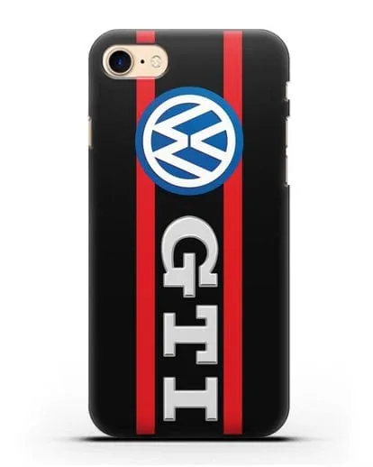 Чехол с логотипом Volkswagen GTI силиконовый для iPhone 7