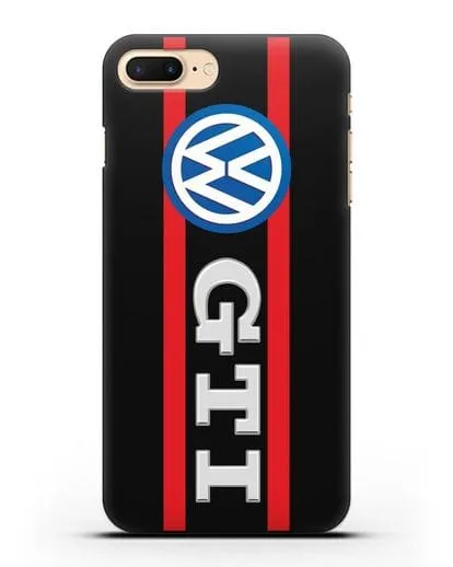 Чехол с логотипом Volkswagen GTI силиконовый для iPhone 7 Plus