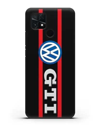 Чехол с логотипом Volkswagen GTI силиконовый для Xiaomi Poco C40