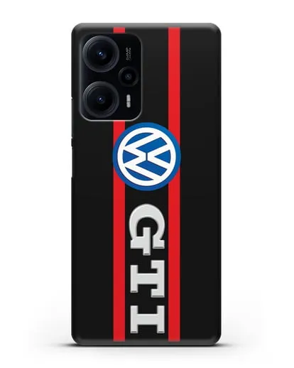 Чехол с логотипом Volkswagen GTI силиконовый для Xiaomi Poco F5
