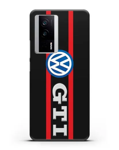 Чехол с логотипом Volkswagen GTI силиконовый для Xiaomi Poco F5 Pro