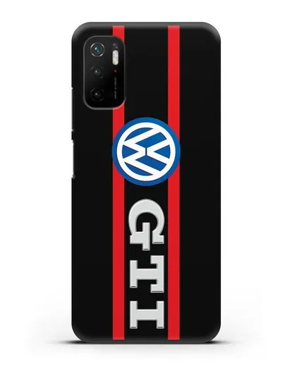 Чехол с логотипом Volkswagen GTI силиконовый для Xiaomi Poco M3 Pro